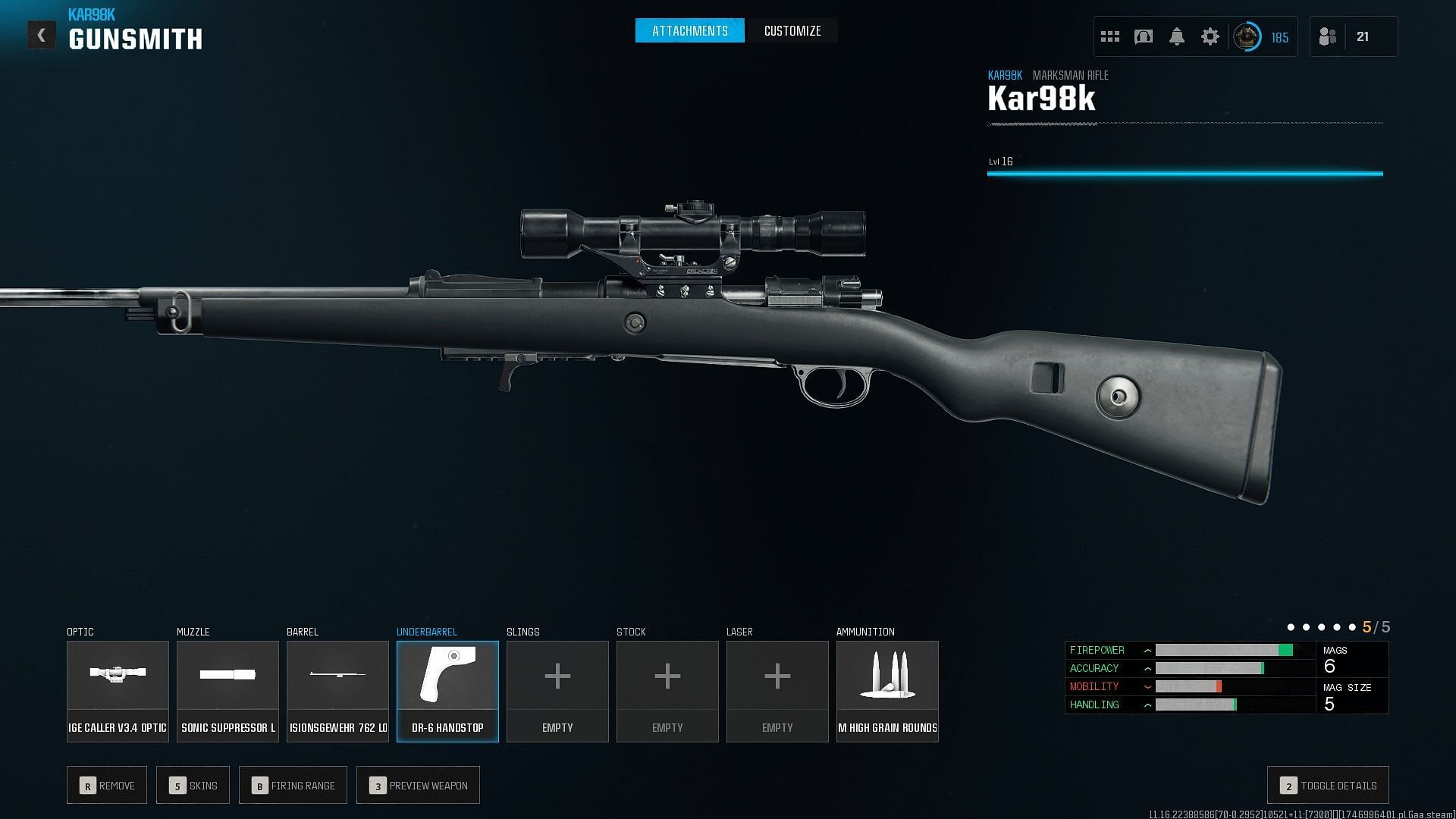 Building the best Kar98K one-shot Sniper loadout for Rebirth Island in Warzone Season 3 Reloaded (Image via Sportskeeda Gaming || Activision)